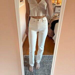 Abercrombie 90’s Straight Ultra High Rise Jeans- Curve Love